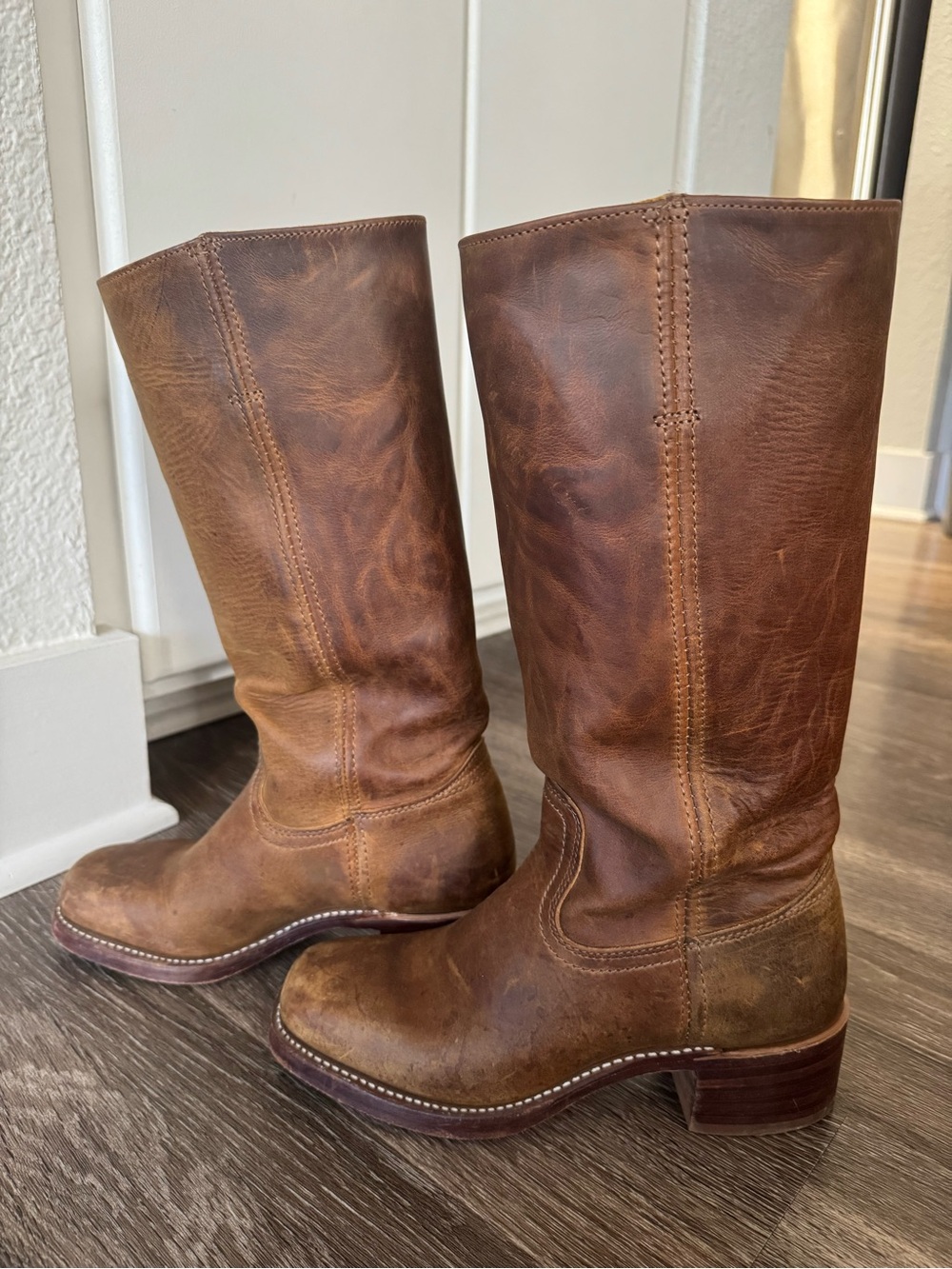 Frye Campus Boots 14L Dark Brown Size 7.5 PRICE FIRM - Picture 2 of 7